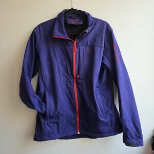 Helly Hansen Paramount Series XL Purple Full Zip Softshell Jacket Spring Hooded